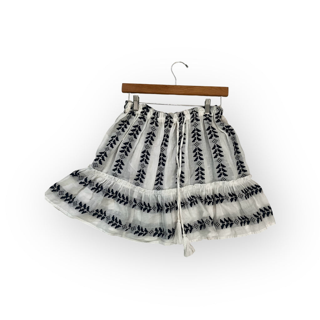 PAULINA SKIRT BLACK/White