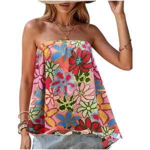 Beli Floral Print Off-Shoulder Blouse