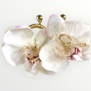 FLORETTE Ivory Orchid Hoops