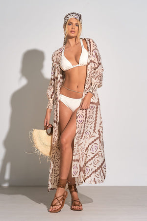 CABOS PRINT LONG KIMONO