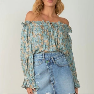 ELAN Off-the-Shoulder blouse