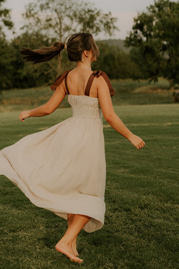 Nashville  GINGHAM MIDI DRESS