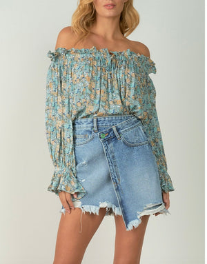 ELAN Off-the-Shoulder blouse