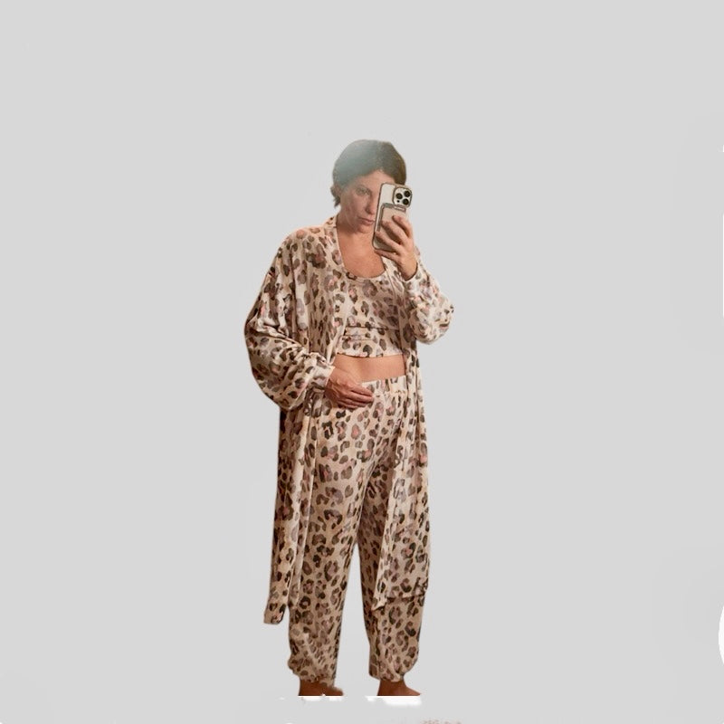 Belli leopard print 3piece set outfit