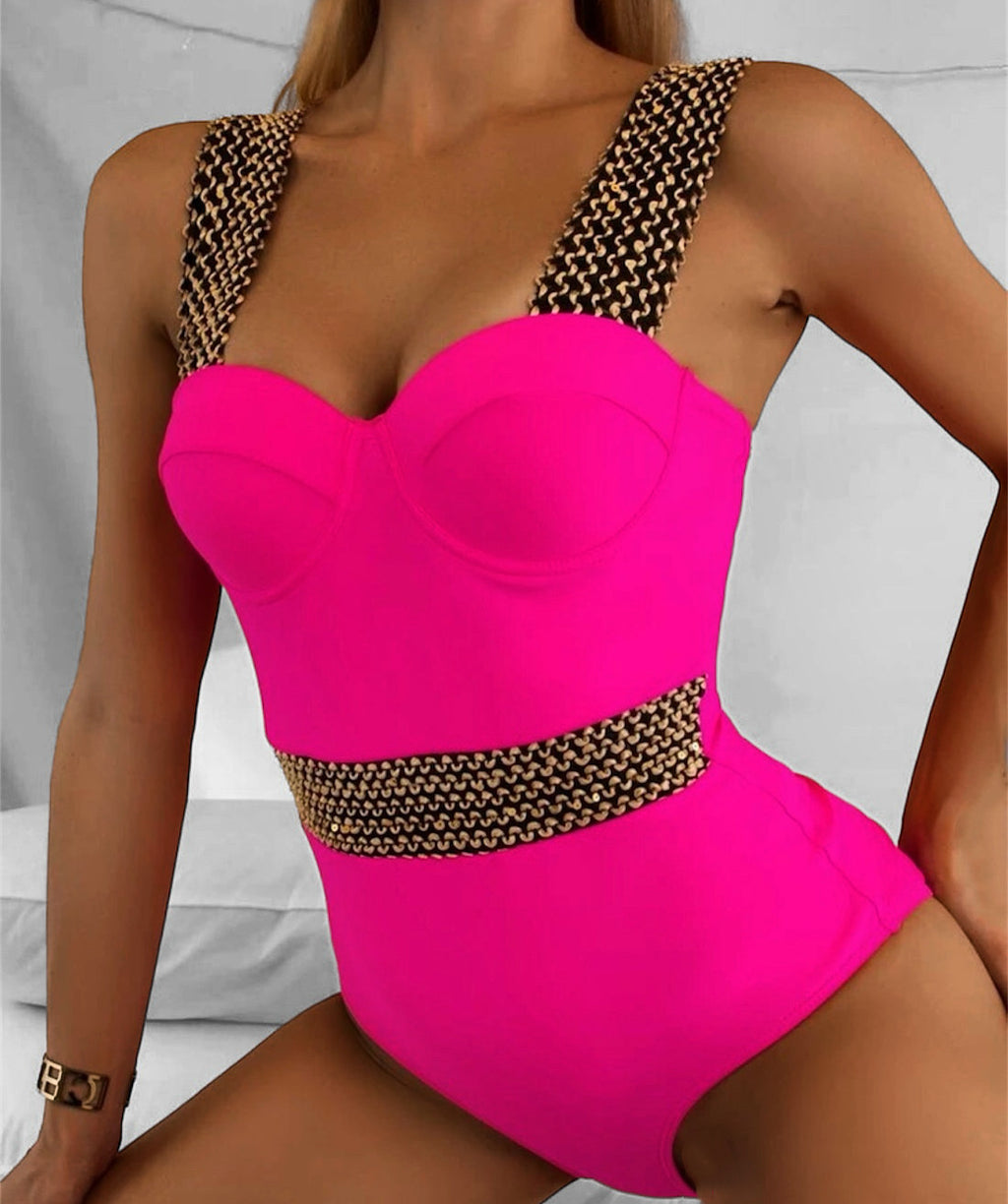 Neon piece One Piece Swimsuit