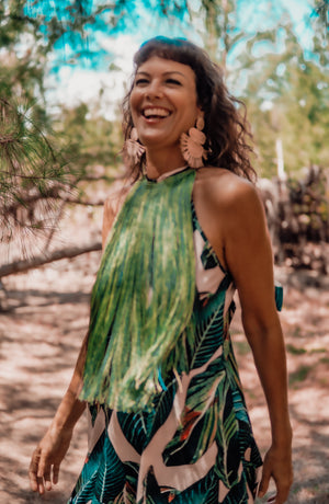 Tropicaleo Fringe Dress