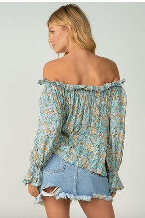 ELAN Off-the-Shoulder blouse