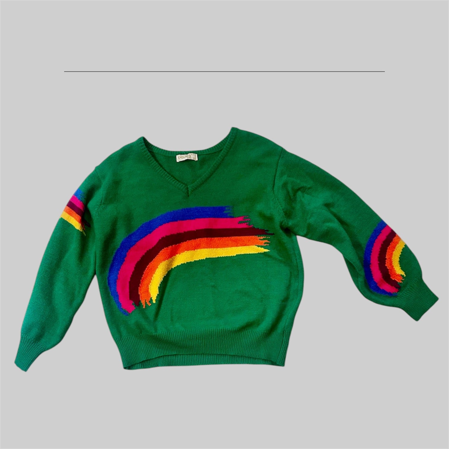 Bella’s Rainbow Striped Knitted Sweater