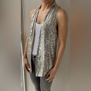 Belu Glittery Sequin Vest