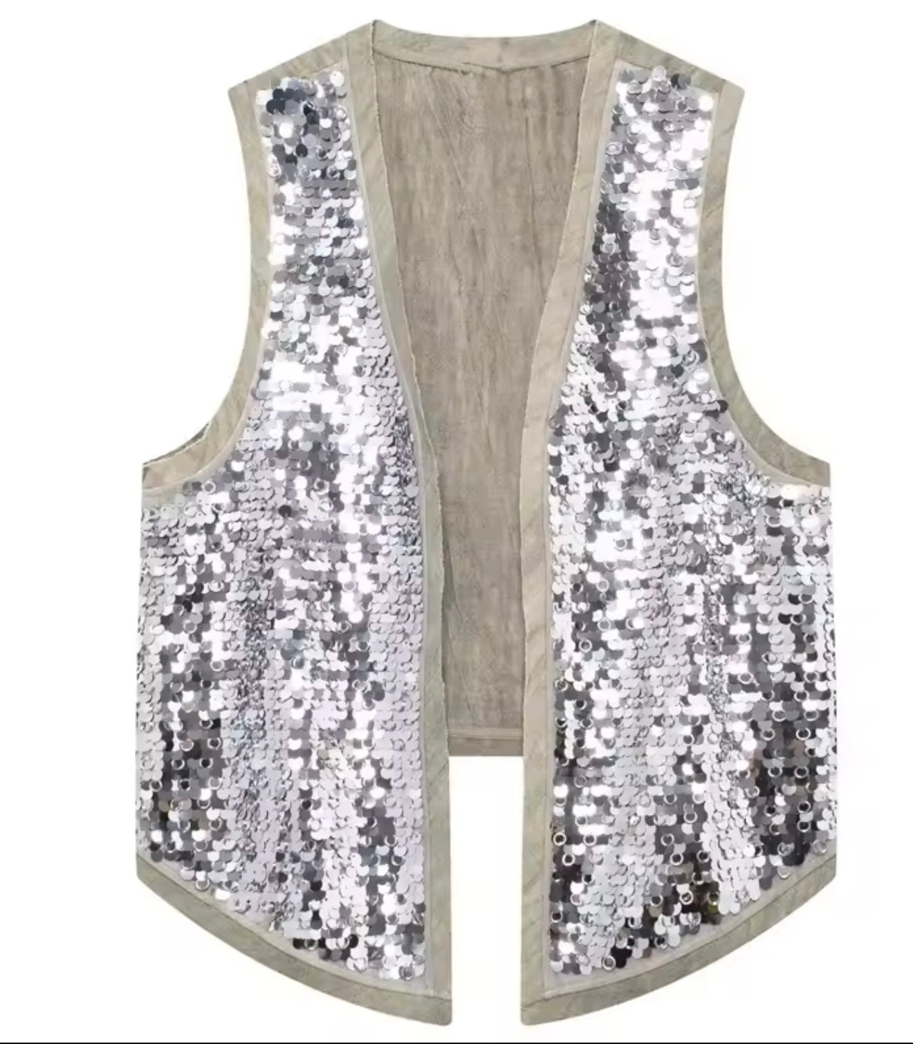 Belu Glittery Sequin Vest