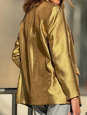 Sahara Long Gold Color Jacket