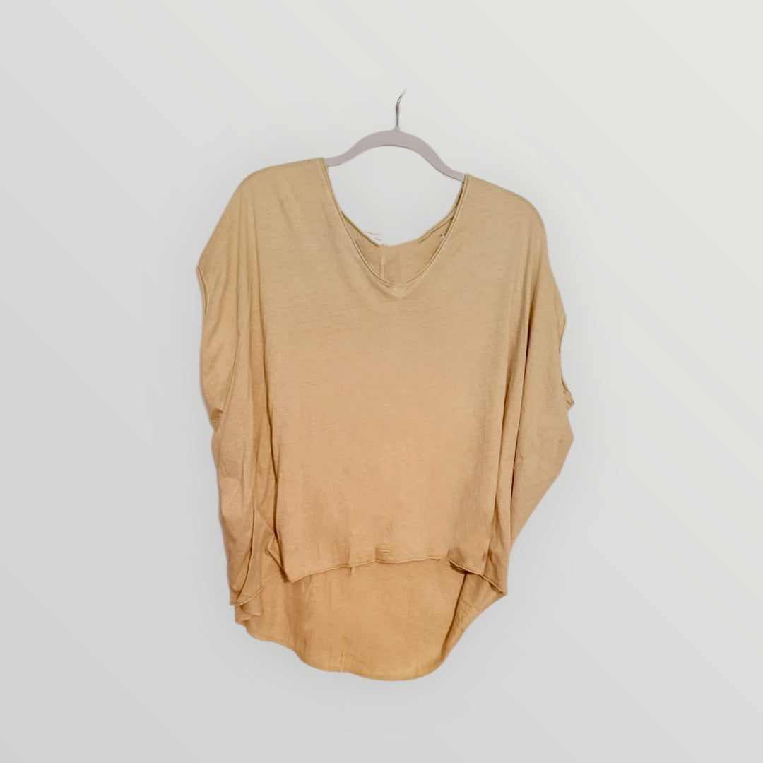RELAXED FIT  CAMEL TOP